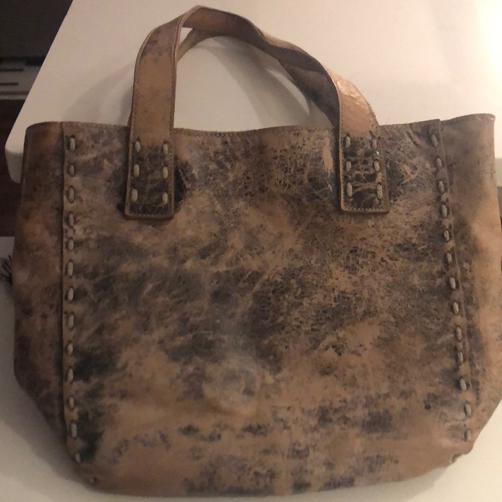 Bed Stu Tan and Brown Tote Bag